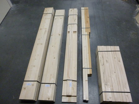 bouwpakket kajuit bed steigerhout