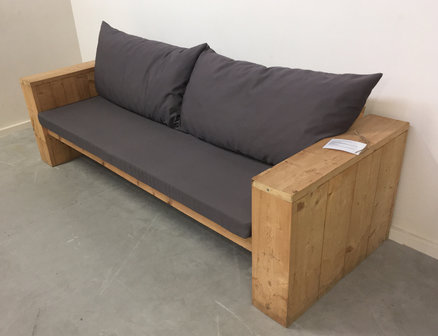 Loungebank Steigerhout kussens bouwpakket