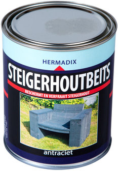 Steigerhoutbeits-antraciet