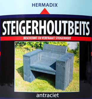 Steigerhoutbeits antraciet