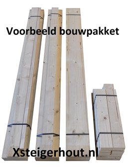 Voorbeeld bouwpakket kist