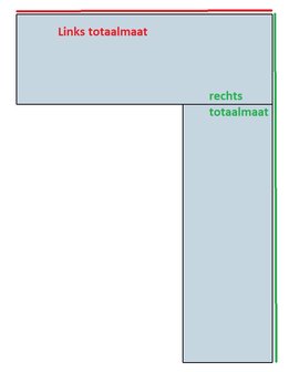 Steigerhout oostenrijkse bank links en rechts totaalmaat