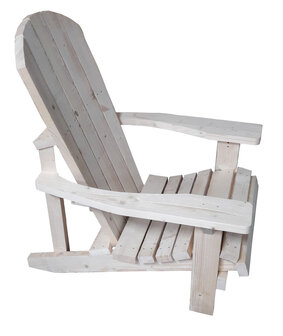 Adirondack chair steigerhout zijkant