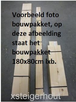 Bouwpakket steigerhout tafel