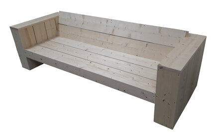 Loungebank steigerhout