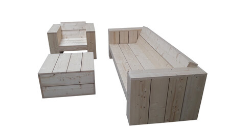 Steigerhout loungeset