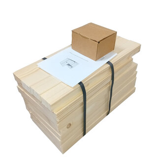 bouwpakket krukje steigerhout