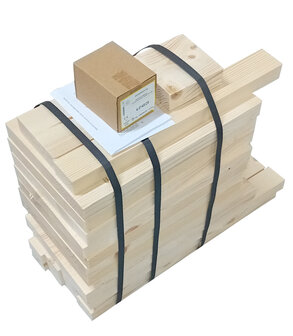 Bouwpakket plantenbak steigerhout
