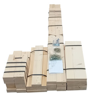 Bouwpakket Ligbed steigerhout