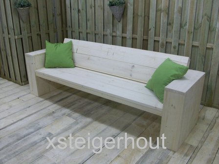 diep pik heelal Loungebank steigerhout bouwpakket v.a. € 141,- xsteigerhout.nl -  xsteigerhout