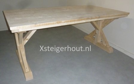 Landelijke tafel steigerhout