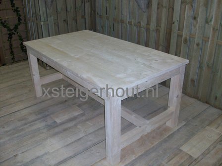 Bouwtekening kloostertafel steigerhout