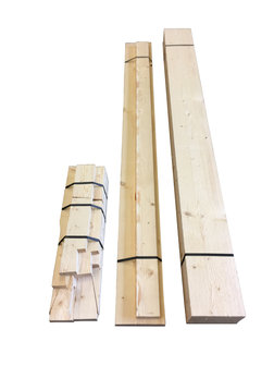 Bouwpakket steigerhout bank