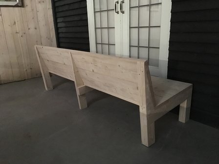 Steigerhout bank achterkant
