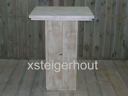 Monet Anekdote Toelating Statafel/Bartafel Steigerhout Bouwpakket € 79,- xsteigerhout.nl -  xsteigerhout