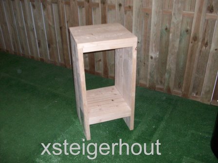 Barkruk steigerhout