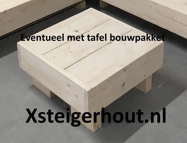 Bijpassende zwevende tafel