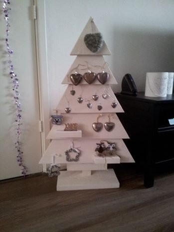 Kerstboom hout gepimpt