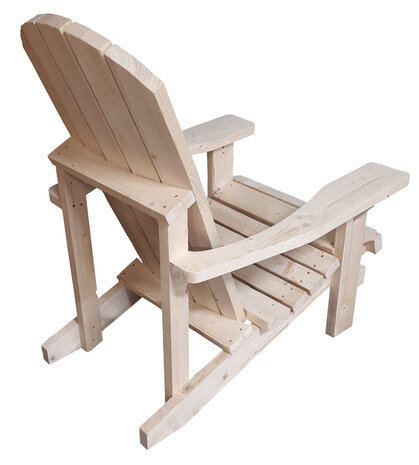 Adirondack chair steigerhout achterkant