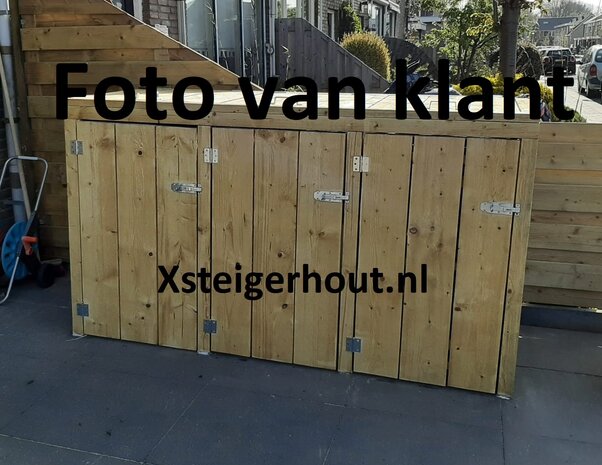 Verbeteren landelijk Graan Kliko ombouw - container ombouw - xsteigerhout