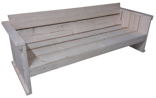 Demontabele steigerhout bank