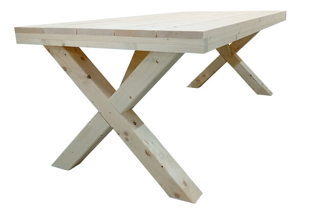 Tafel met kruispoten