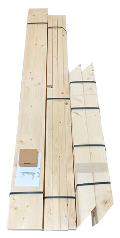 bouwpakket steigerhout met kruispoten