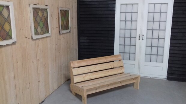 Tuinbank lariks hout bouwpakket