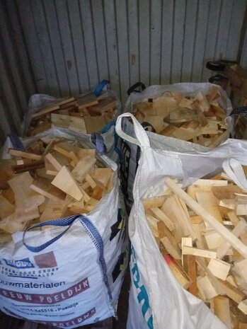 zakken big bag brandhout