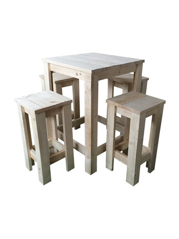 Statafel Bartafel set