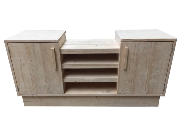 barbeque meubel steigerhout voorkant