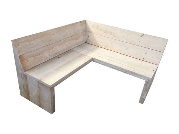 Hoekbank eethoek steigerhout