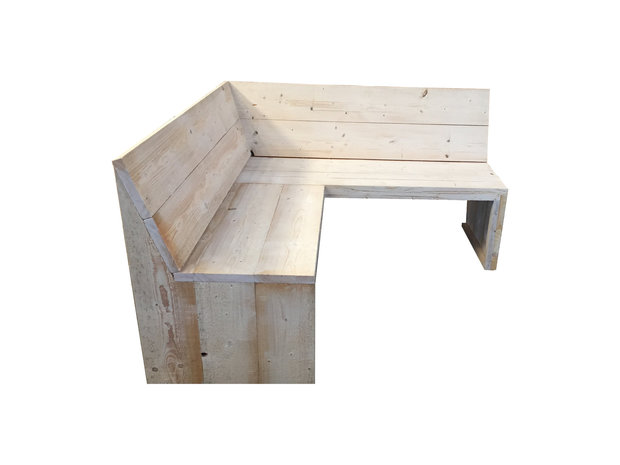 Hoekbank eethoek steigerhout
