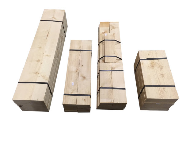 Voorbeeld houten plantenbak pakket bouwpakket