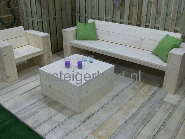 loungeset steigerhout