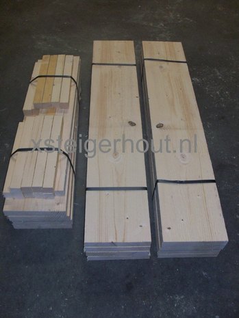 Statafel steigerhout bouwpakket