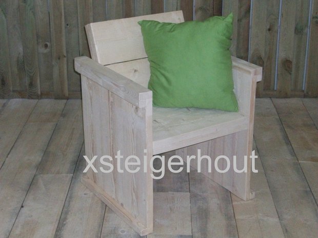 Tuinstoel steigerhout