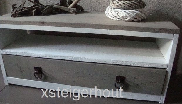Inloggegevens Conventie Floreren Tv meubel met lade steigerhout - xsteigerhout