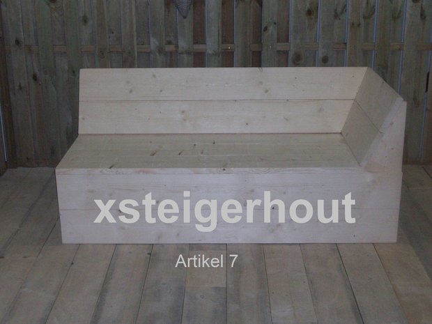 Hoekbank steigerhout