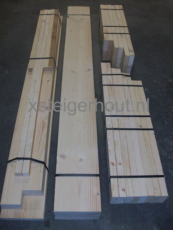 Bouwpakket steigerhout tuinset