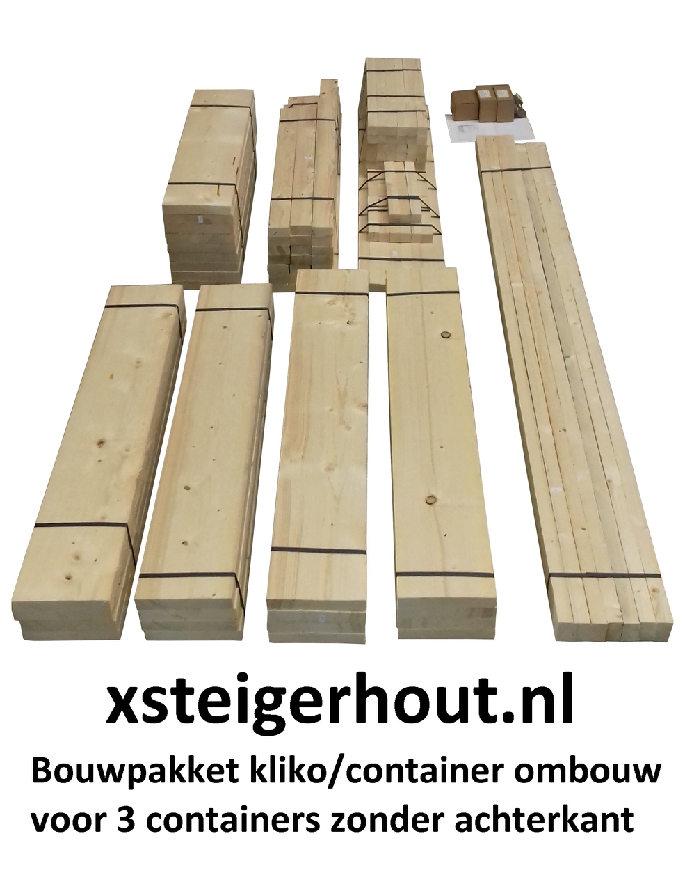Uitgelezene Kliko ombouw - container ombouw - xsteigerhout NL-05