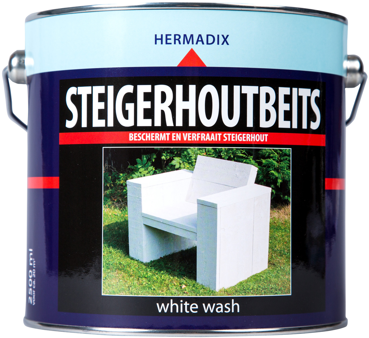 Startpunt Picasso rijk Steigerhout beits white-wash blik 2,5 liter - xsteigerhout