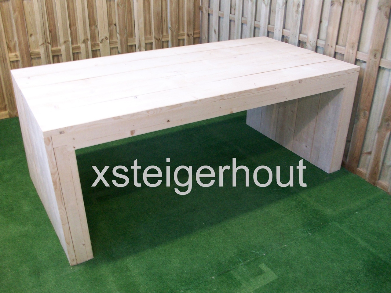tafel u model bouwpakket - xsteigerhout