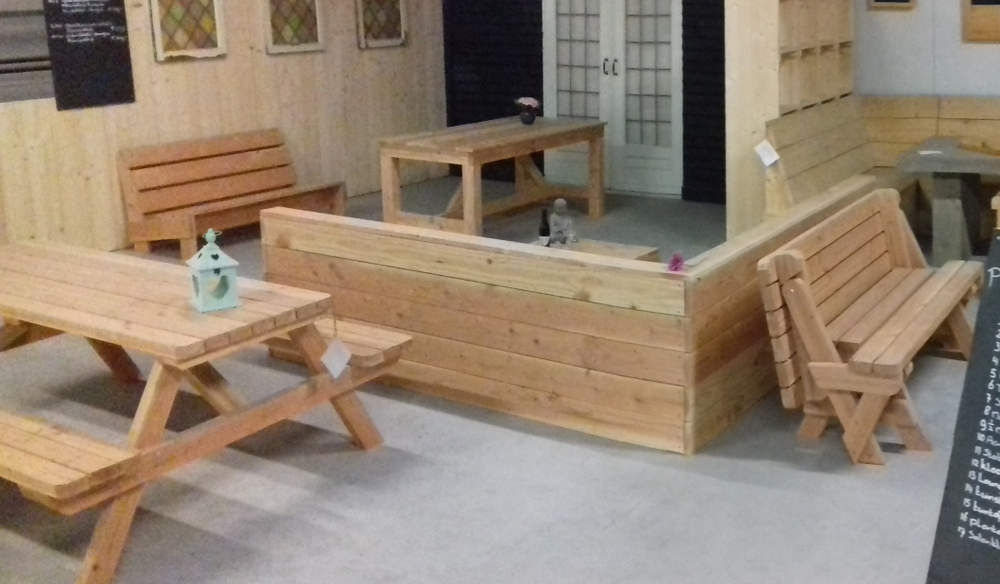 Foto showroom steigerhout meubels 1