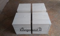 Steigerhout bijzettafels