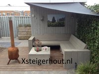 Steigerhout hoekbank diy