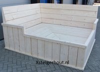 Steigerhout buitenbed