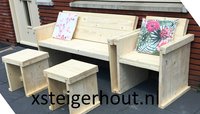Steigerhout tuinbank maken