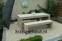 Steigerhout tuinset Belgie
