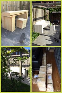 Loungebank steigerhout van bouwpakket tot bank
